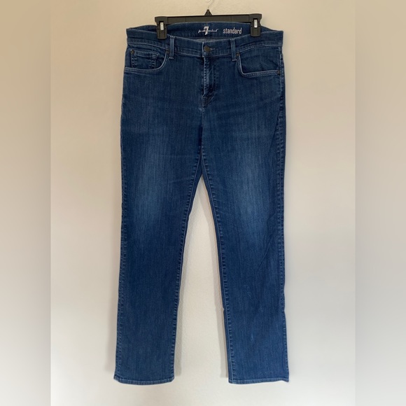 7 For All Mankind Men’s Jeans Size 34 Standard Fit - Picture 1 of 5